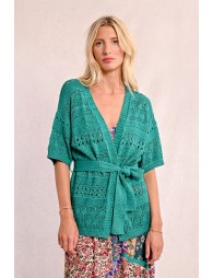 Tieable knit vest