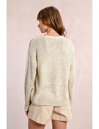 Cardigan en maille, col V