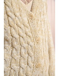 Cardigan en maille, col V