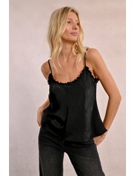 Satin effect camisole