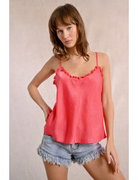 Satin effect camisole