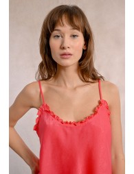 Satin effect camisole