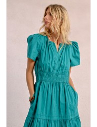 Long poplin dress