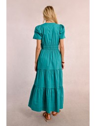 Long poplin dress