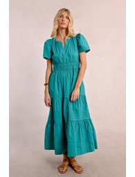 Long poplin dress