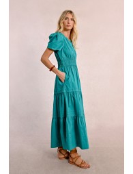 Long poplin dress