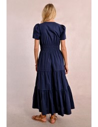 Long poplin dress