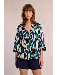 Blouse oversize imprimée