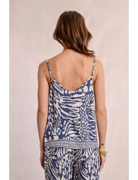 Zebra print camisole