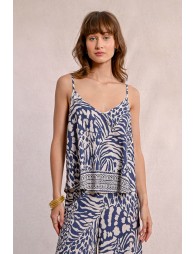 Zebra print camisole