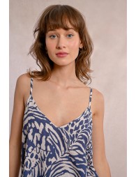 Zebra print camisole