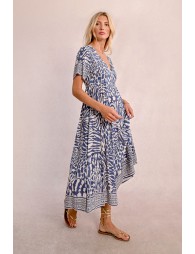 Long printed dress