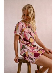 Straight printed t-shirt dress