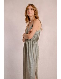 Long iridescent dress