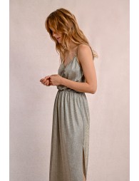 Long iridescent dress