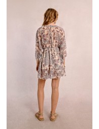 Robe courte à imprimé