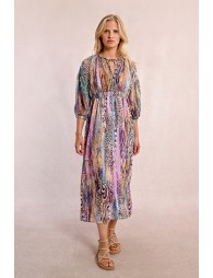 Robe longue à imprimé