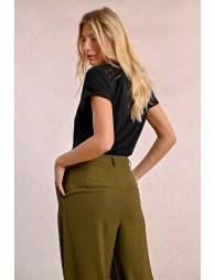 Pantalon large à pinces