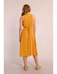 Robe courte plissée