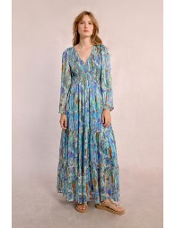 Long dress, printed