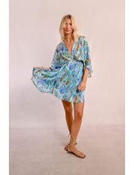 Robe courte, style kimono