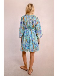 Robe courte, style kimono