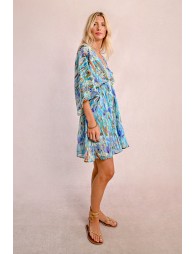 Robe courte, style kimono