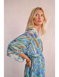 Robe courte, style kimono