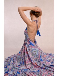 Long dress, backless