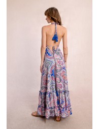 Long dress, backless