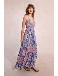 Long dress, backless