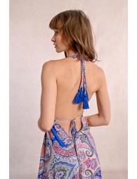 Long dress, backless