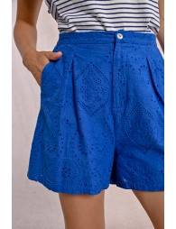 Short en broderies anglaises