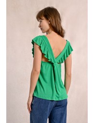 Flowy cross-back t-shirt