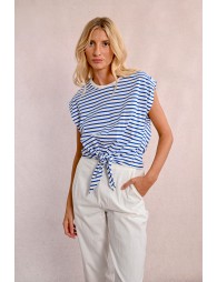 Tieable sailor T-shirt