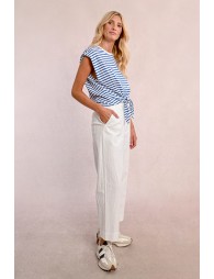 Tieable sailor T-shirt