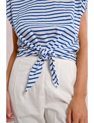 Tieable sailor T-shirt