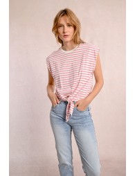 Tieable sailor T-shirt