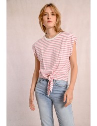 Tieable sailor T-shirt