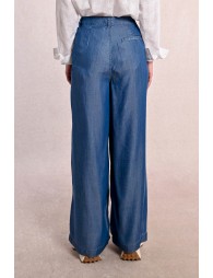 Wide lyocell pants