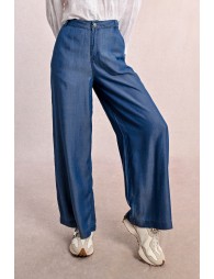 Wide lyocell pants