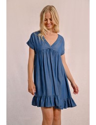 Short lyocell dress