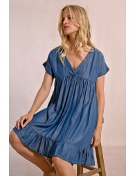 Short lyocell dress