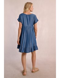 Short lyocell dress