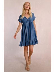 Short lyocell dress