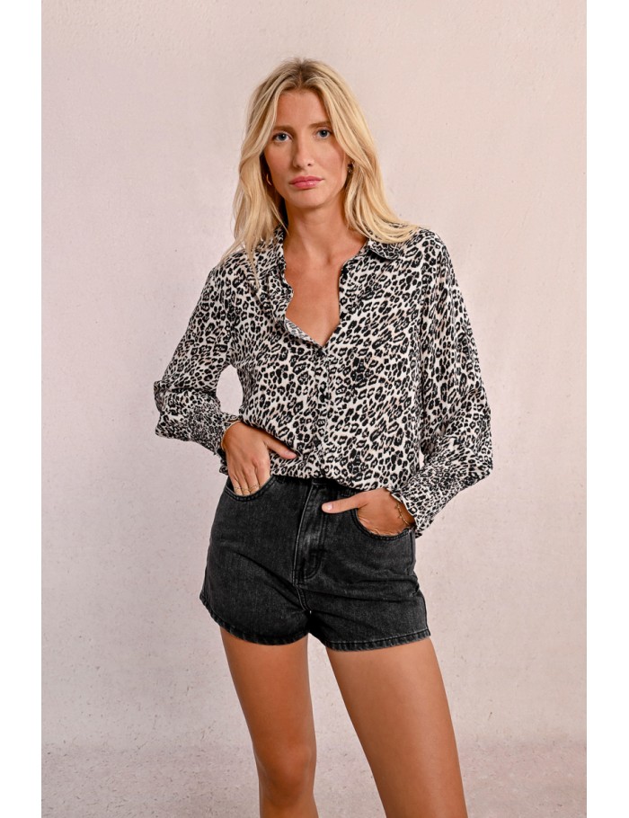 Leopard blouse