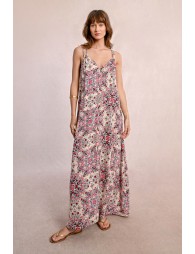 Long dress with double straps