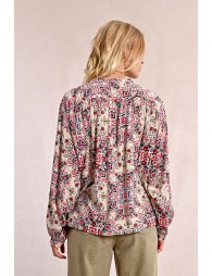 Blusa de manga larga con estampado