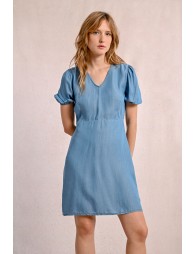 Robe courte en Tencel