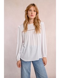 Blouse détails ajourés